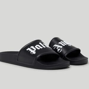 PALM ANGELS SLIDERS Sandals Black